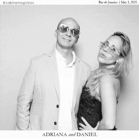 GIF feito no Glambooth em casamento